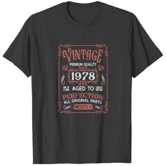 Birthday Born In 1978 T-shirt