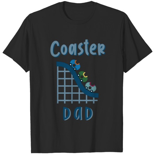 Discover Roller Coaster Fans - Coaster Dad T-shirt