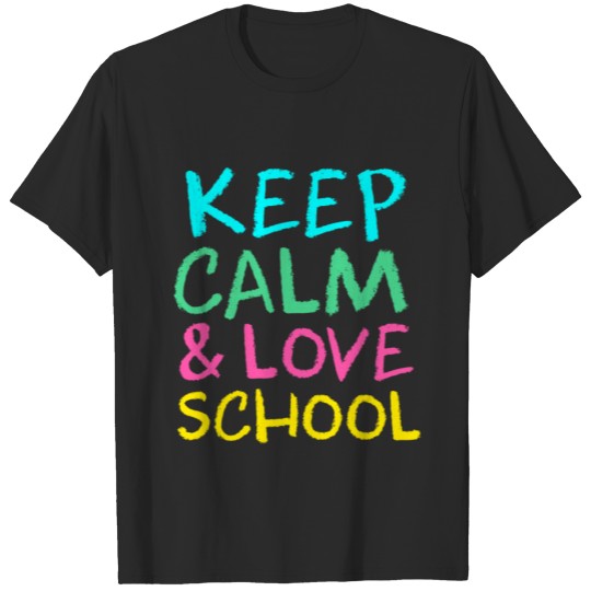 Discover Keep calm and go back to school T-shirt