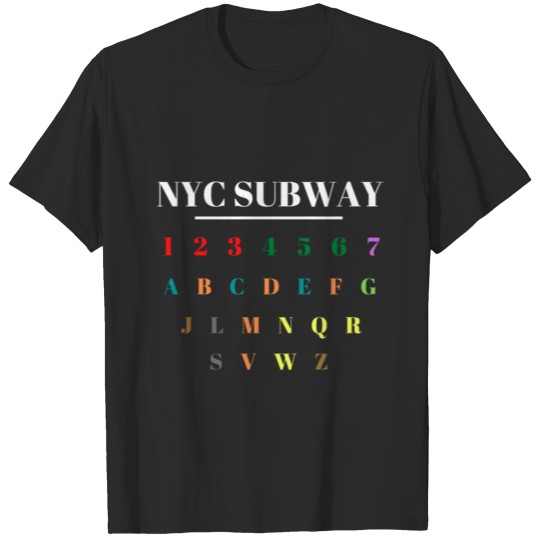 Discover NYC New York City Subway Expert Graphic T-shirt
