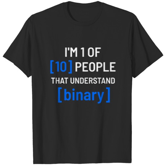 Discover Geek Binary Nerds Computer Gift T-shirt