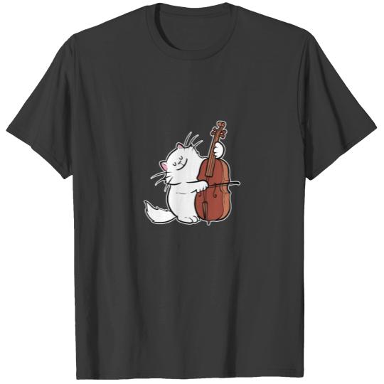 Cat Orchestra Cello Musician And Artist Gift T-shirt