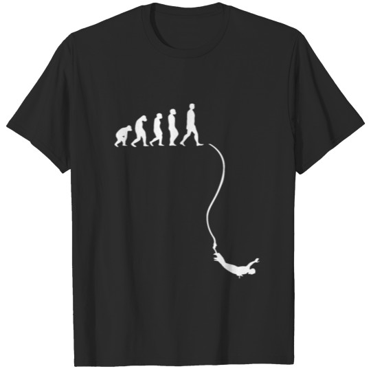 Discover Bungeejumping Evolution Design for a Bungeejumper T-shirt
