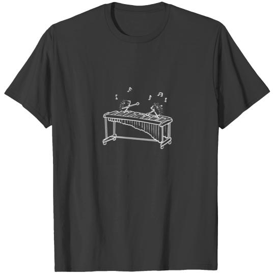Hedgehog Xylophone Orchestra Conductor Gift T-shirt