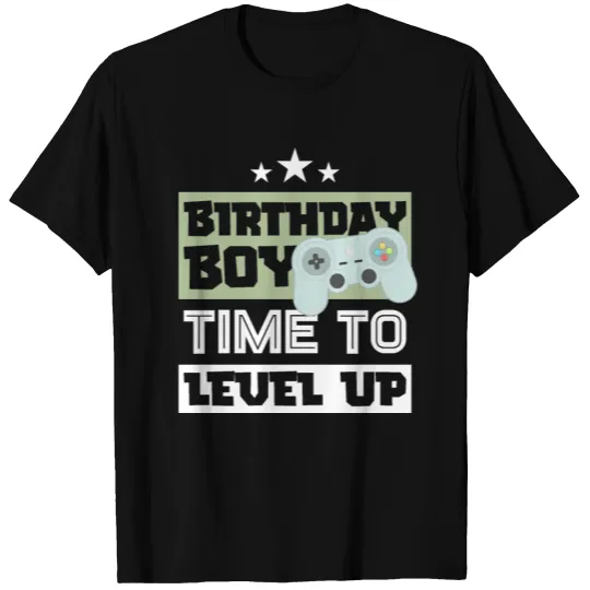 Birthday Boy Time To Level Up T-shirt