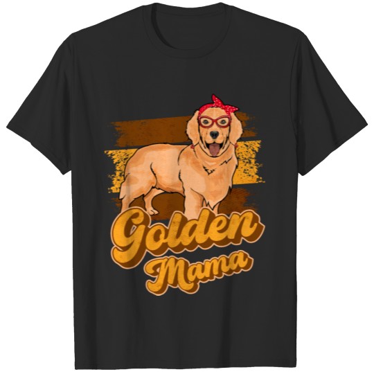 Discover Golden Retriever Mama T-shirt