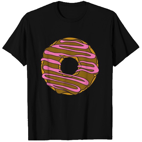 delicious glazed donut line T-shirt