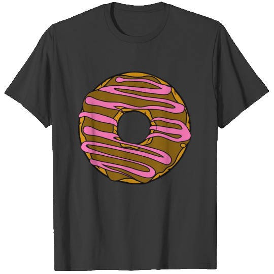 delicious glazed donut line T-shirt
