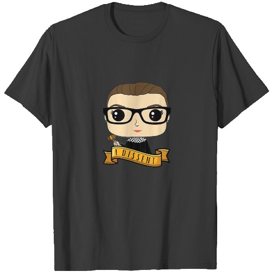 Cute Rbg Ruth Bader Ginsburg I Dissent Feminist T-shirt