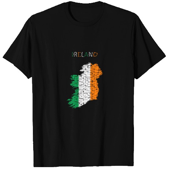 Ireland Flag - Art design T-shirt