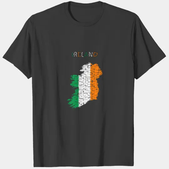 Ireland Flag - Art design T-shirt