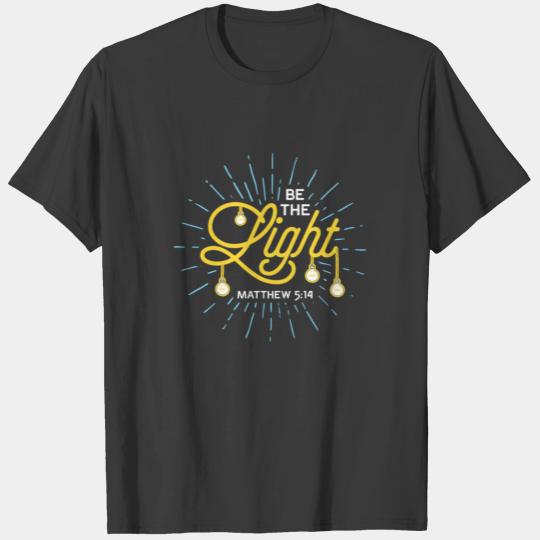 Christian Trucker Hats - Be The Light Matthew 5:14 T-shirt
