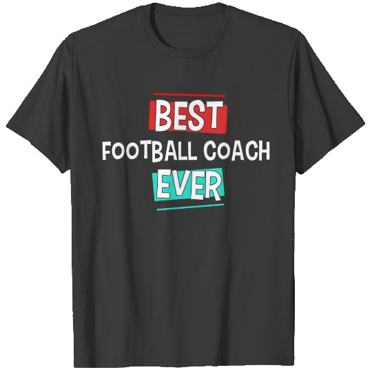 Best Football Coach Ever Rectangles Sports Gift T-shirt
