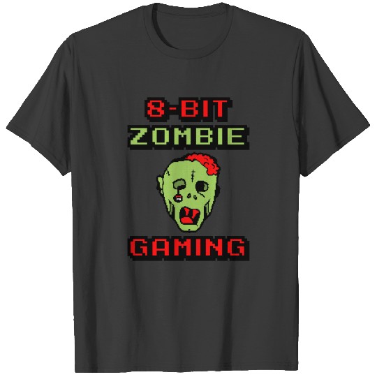 8 Bit Zombie Gaming. Vintage Zombies video games. T-shirt