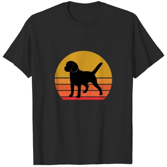 Discover Retro Sun Beagle Dog Gift Idea T-shirt