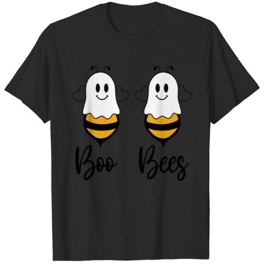 Cute Boo Bees Couples Halloween Costume T-shirt