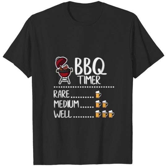 Discover BBQ Grilling Beer Timer T-shirt