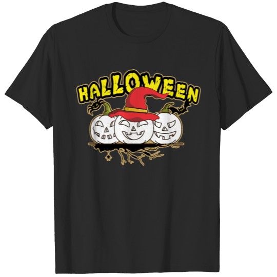 Discover Halloween Three Jack o Lanterns T-shirt