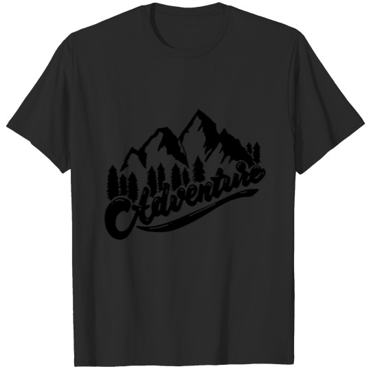 Discover adventure mountains T-shirt