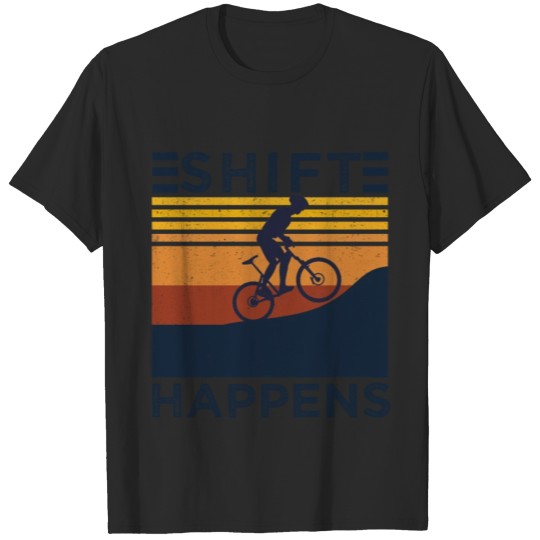 Discover Mountain Bike Shift Happens MTB Offroad T-shirt