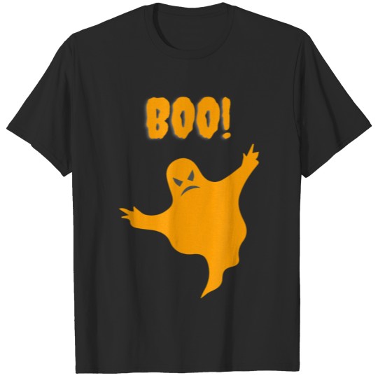 Discover Orange Boo Ghost Halloween T Shirt T-shirt