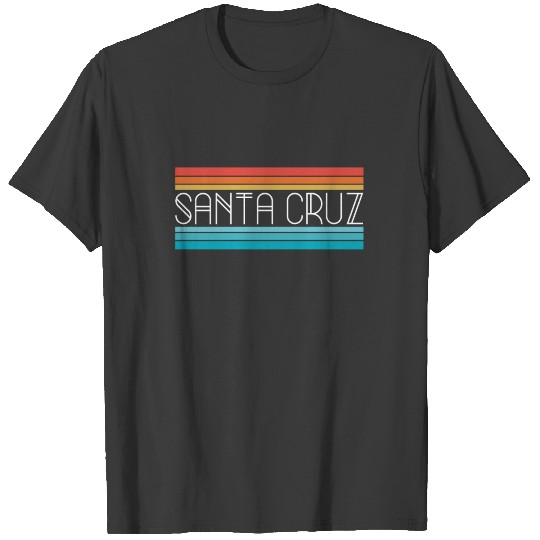 Santa Cruz California Local Vintage Gift Palm T-shirt