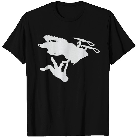 light grey snowmobiler T-shirt