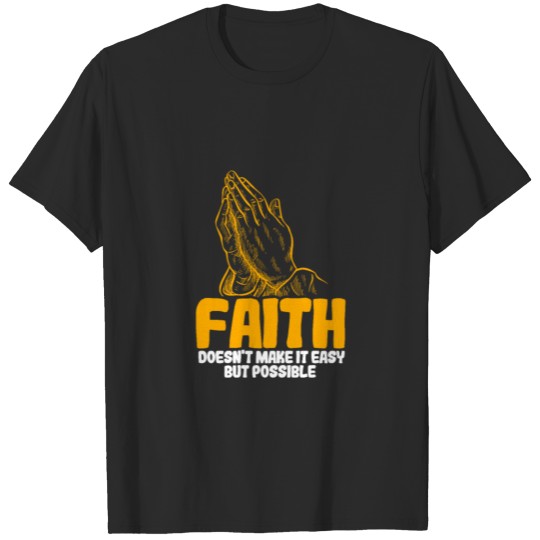 Christian Kids Shirts - Faith Makes It Possible T-shirt