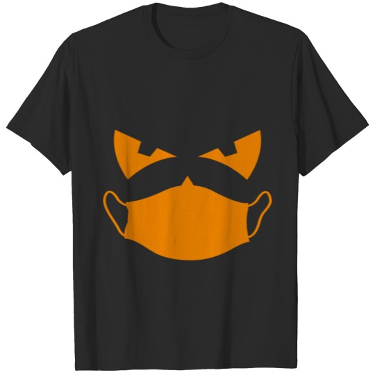 Discover Pumpkin Wearing Mask Jackolantern Halloween Costum T-shirt