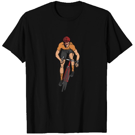 Race Biker Bicycle Cyclist Present Graphic T-shirt