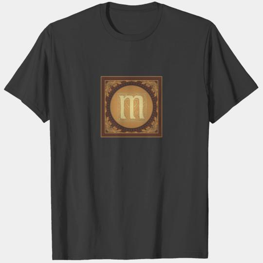 letter M monogram T-shirt