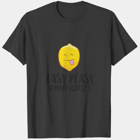 Lemonade Summer Lemons Easy Peasy Lemon Squeezy T-shirt