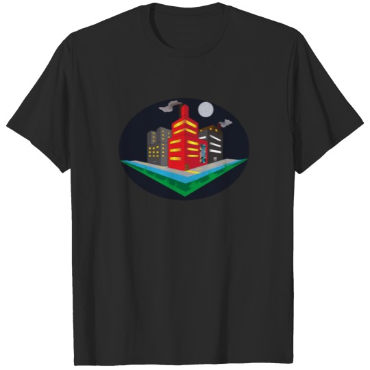 Discover Night time cityscape T-shirt