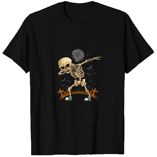 Dancing Skeleton Dabbing Skeletons Trendy Skull T-shirt