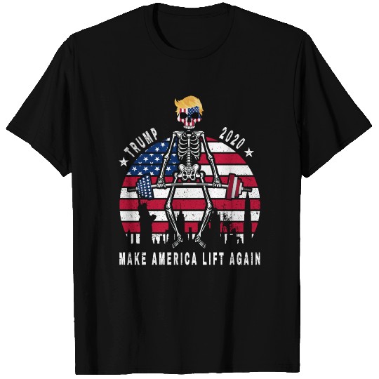 Donald Pump Make America Lift Again Workout Gym T-shirt