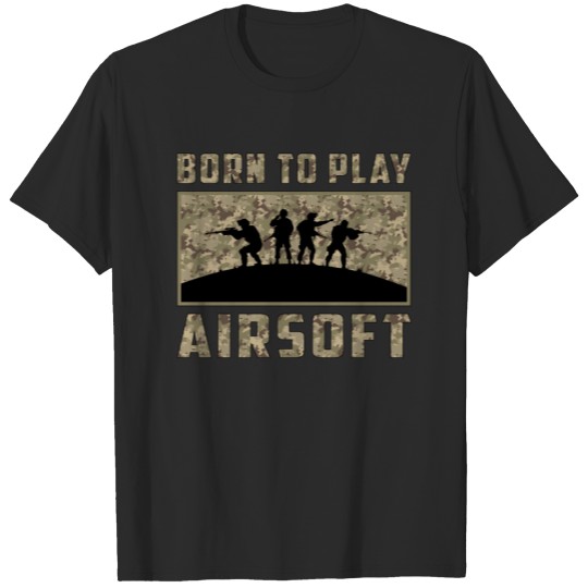 Discover Airsoft Softair Gun Paintball Shoot Game Gift Idea T-shirt