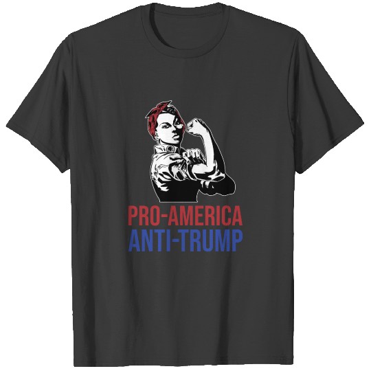 Rosie The Riveter Pro America Anti Trump 2020 Gift T-shirt