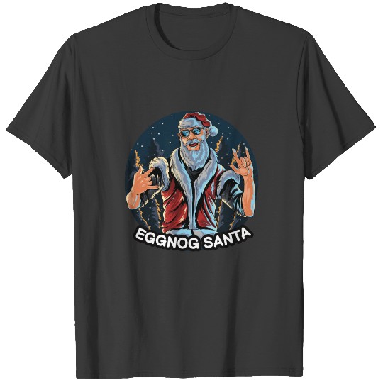 Eggnog Santa Christmas xmas Gift idea Mug T-shirt
