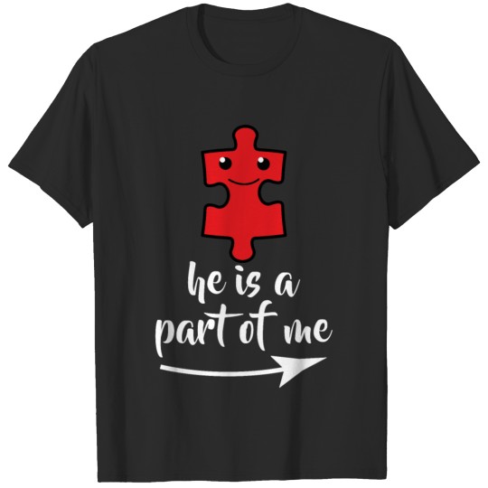 Discover He Is Part Of Me. Partner Motif With Arrow T-shirt