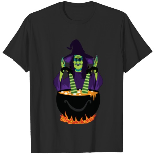 Discover Cauldron Witch Giftidea T-shirt