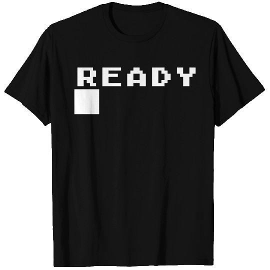 Vintage 8-bit computers BASIC command prompt T-shirt
