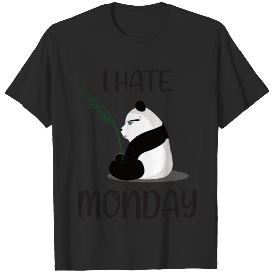 Discover I hate Monday Panda Gift T-shirt