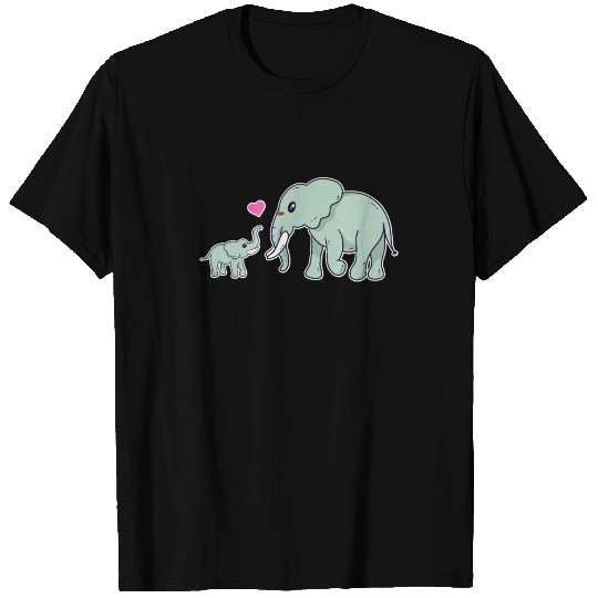 Elephant Mama Cute Mom To Be T-shirt