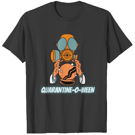 Quarantine-O-Ween Witch Funny Halloween Costume T-shirt