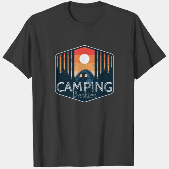Camping Besties T-Shirt design, Gifts For Campers T-shirt