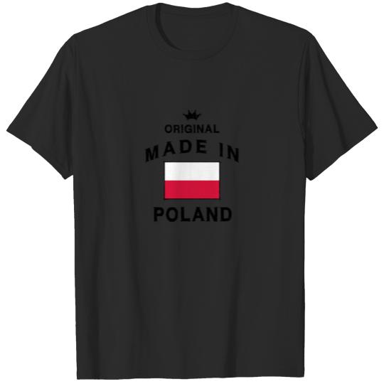 Discover Made in Poland Polska Warsaw Polish PL T-shirt