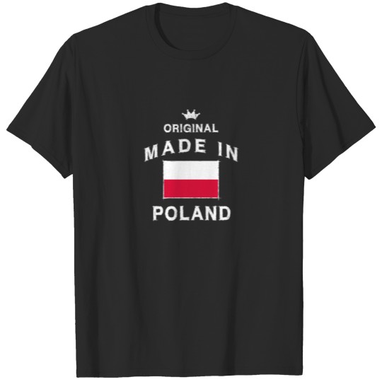 Discover Poland Polska Made in Poland Polish Warsaw T-shirt