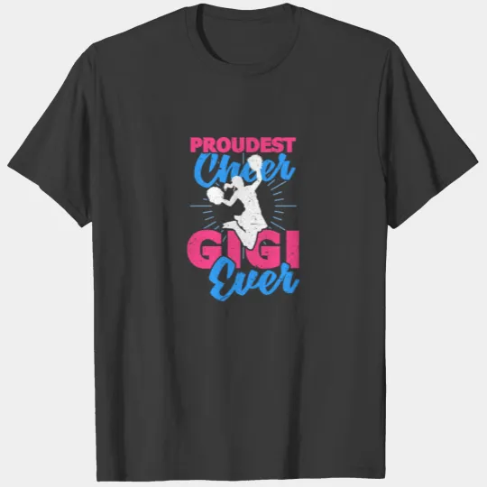 Proudest Cheer Gigi Ever Cheerleader Volleyball T-shirt