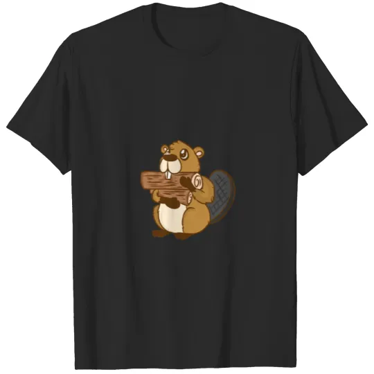 Discover Beaver forest rodents for children animal welfare T-shirt