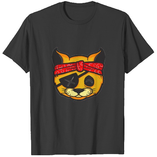 Pirate cat T-shirt